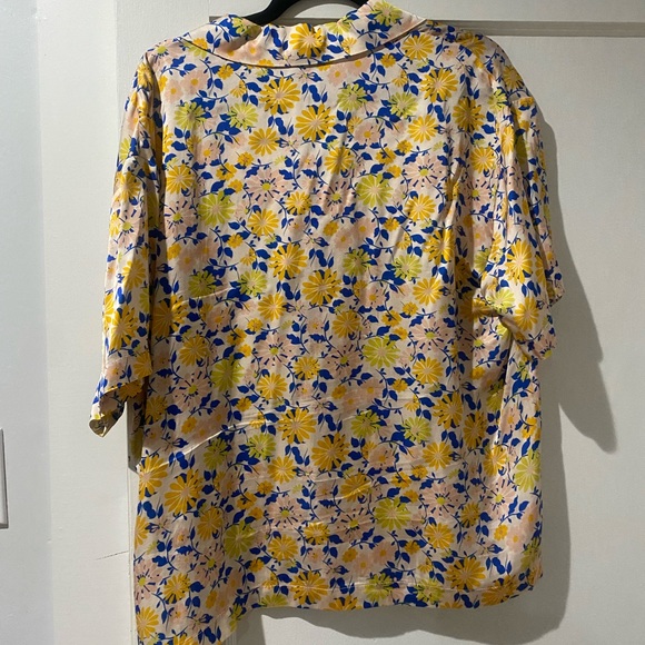 NWT No. 6 Store Silk Buttondown - Picture 6 of 6